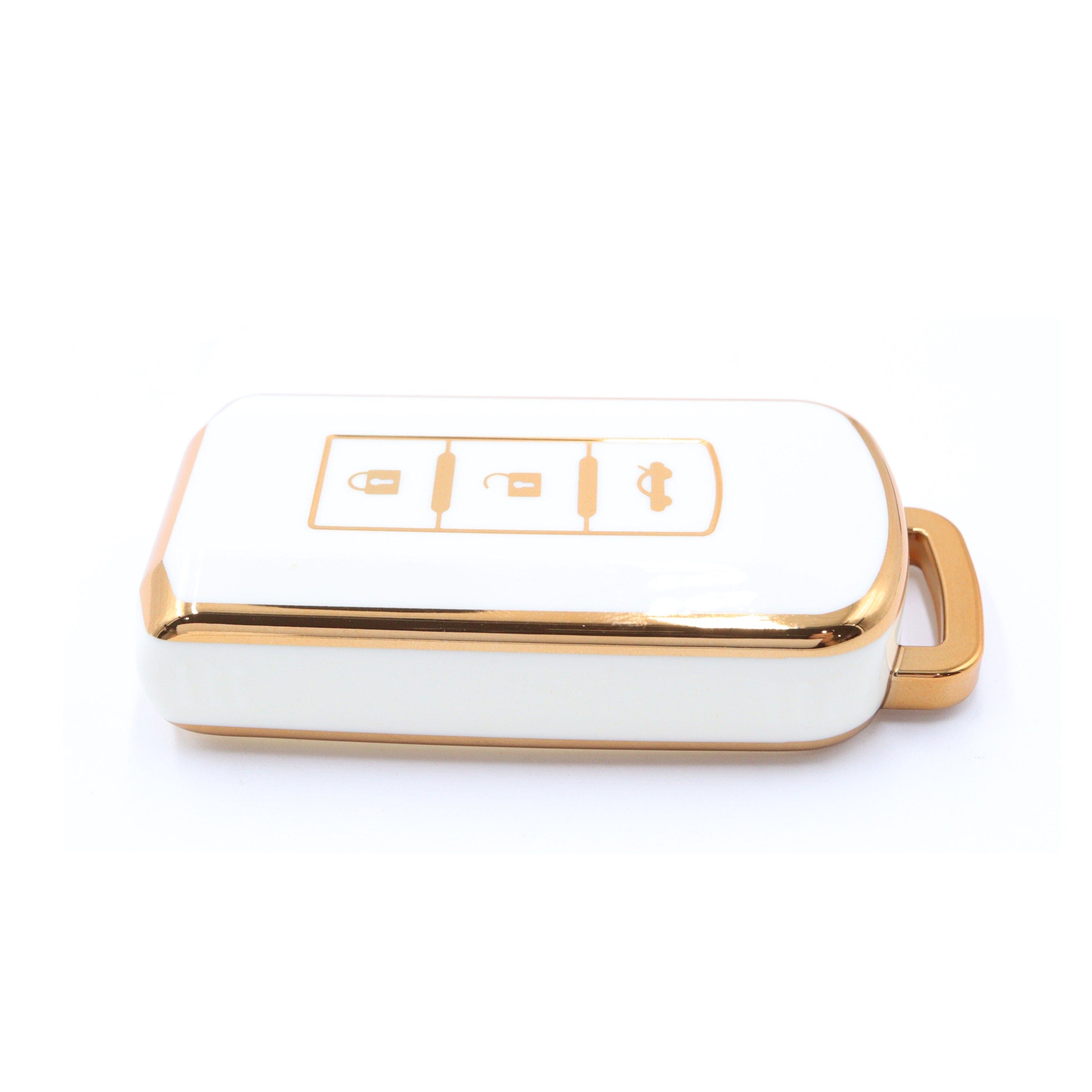 3 Button White Car Key Cover To Suit Mitsubishi Outlander | Remote Pro